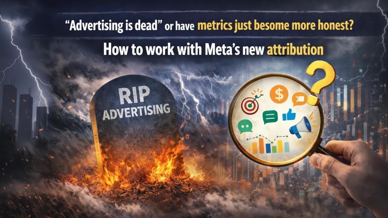 "Advertising is dead" or have metrics just become more honest? How to work with Meta's new attribution